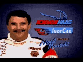 Newman Hass IndyCar Racing Title Screen